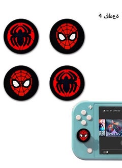 Switch Thumb Grips, Cut Animal Joystick Caps for Nintendo Switch, 4 PCS Thumbstick Cover for Switch Lite, Switch OLED, Analog Stick Button Cover for NS Joycon Controller (Spider)