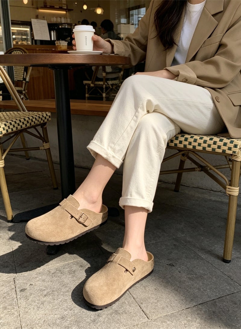 loven Women's closed-toe mules with arch support, suitable for casual wear at home or in the office. - Image 5
