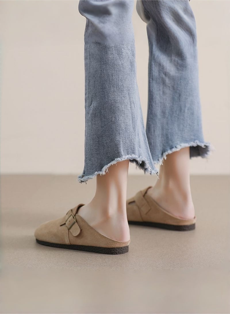 loven Women's closed-toe mules with arch support, suitable for casual wear at home or in the office. - Image 3