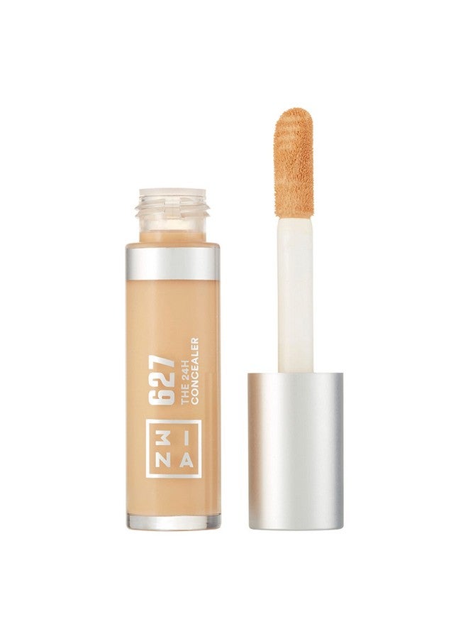 3INA The 24H Concealer 627 Brightening Color Correcting Concealer For A Natural Poreless Finish Lightweight Buildable Creamy Formula Thick Applicator For A Smooth Easy Blend 0.15 Oz - Image 2