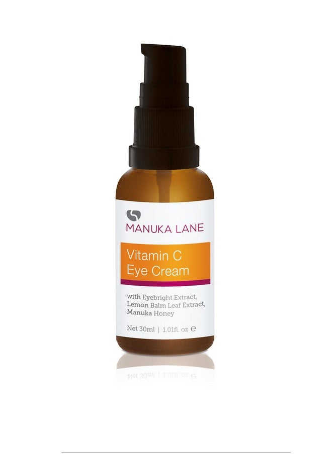 Vitamin C Eye Cream With Lemon Balm Leaf Extract Manuka Honey & Eye Bright Extract Plant Based Formula Carefully Formulated To Keep Your Eyes Bright And Healthy!
