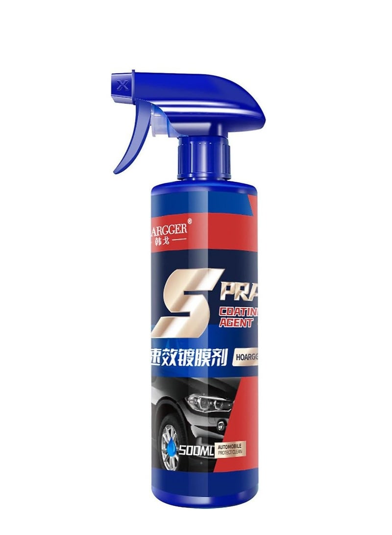 Generic 3 in 1 Ceramic Car Coating Spray, High Protection Quick Car Coating Spray, Car Coating Agent Nano Hand Spray Crystal, Car Paint Waxing Glazing, Ceramic Wax Polish Spray,Plastic Parts Refurbish Agent.  - Image 1