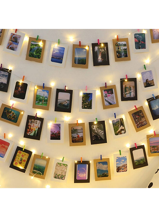 NIBEMINENT USB String Light with Plastic Clips Multicolour - Image 4