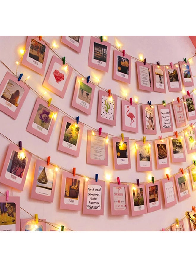 NIBEMINENT USB String Light with Plastic Clips Multicolour - Image 3