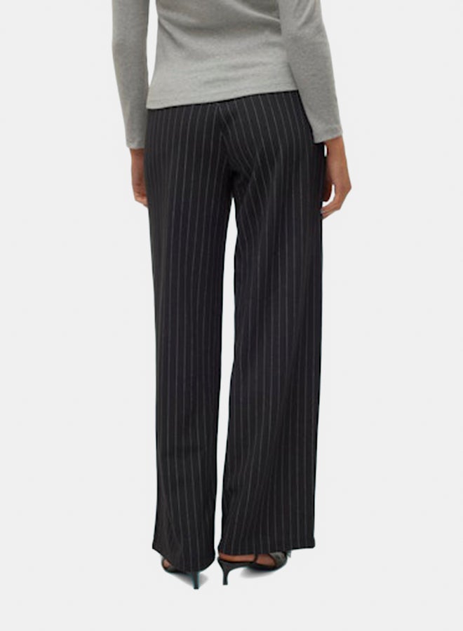 VERO MODA VERO MODA Womens Berlin Mid-Waist Wide Pant  - Image 4