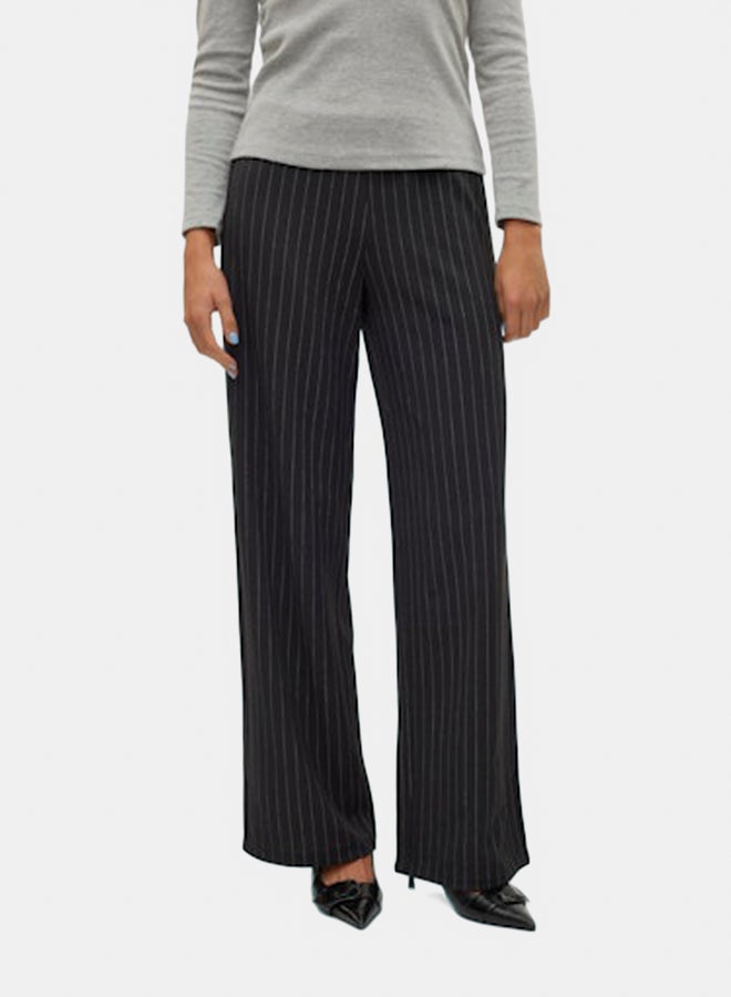 VERO MODA VERO MODA Womens Berlin Mid-Waist Wide Pant  - Image 3