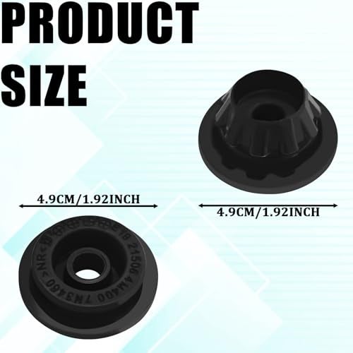QQWD Car Radiator Mount Bushing for Nissan, Rubber Upper Lower Radiator Cushion Bracket Compatible with Nissan Altima Murano Pathfinder Radiating Support Bushings Replaces #21507-4M400 21506-4M400 - Image 2
