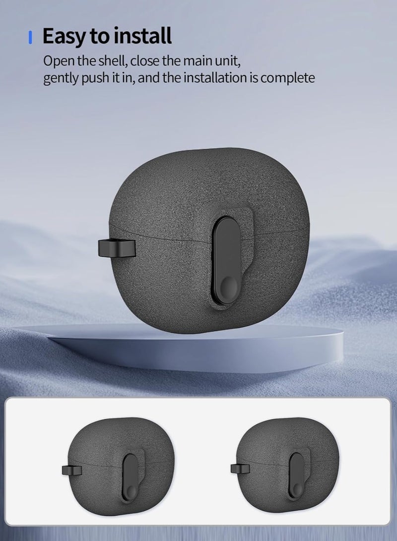 Fashion design protective case for Huawei FreeBuds Pro 4/Pro 3 generation, frosted material for touch, Huawei FreeBuds Pro 4/Pro 3 cover with magnetic switch buckle（Frosted ash） - Image 5