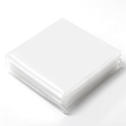 LECWELL Greenhouse Plastic Sheeting,6.5ftx5.9ft Greenhouse Film,Clear Polyethylene Film for Outdoor Plant,Farms,Garden,Agriculture,Waterproof Wind Frost Dust - Image 1