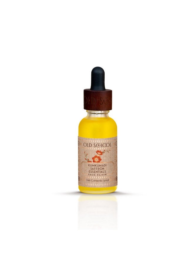 Old School Rituals Kumkumadi Saffron Face Elixir | Face Serum for Glowing Skin | Anti-Ageing Overnight Facial Oil | Brightens, Revitalizes & Fades Dark Spots | Diminishes Fine Lines, Wrinkles & Uneven Skin Tone | Saffron & Kumkumadi Oil | 30 ml | Few Drops a Night for Lasting Glow - Image 1