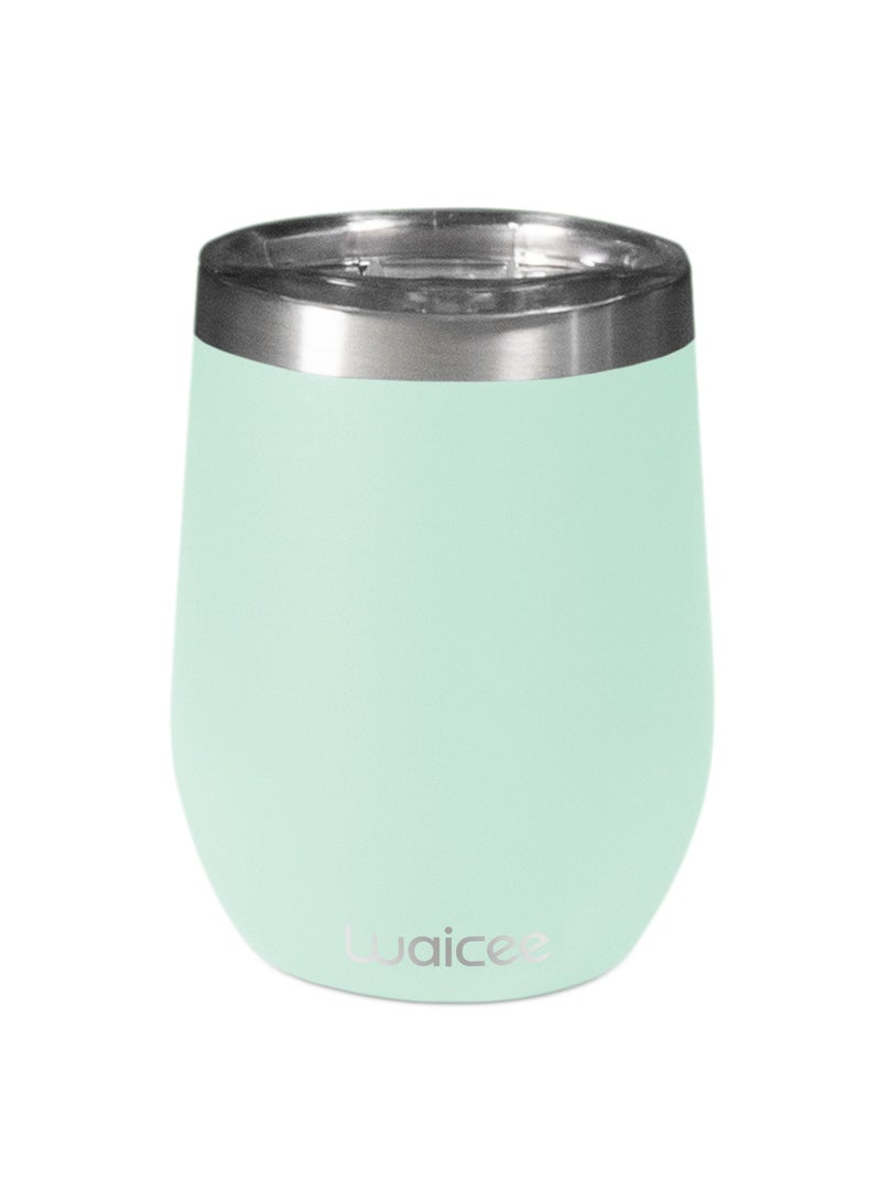 WAICEE Wine Tumbler Mint Green  12OZ / 350ML - Image 1