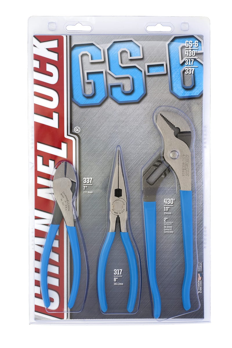 Channellock GS-6 3-Piece Plier Gift Set: 430, 317, 337 - Image 3
