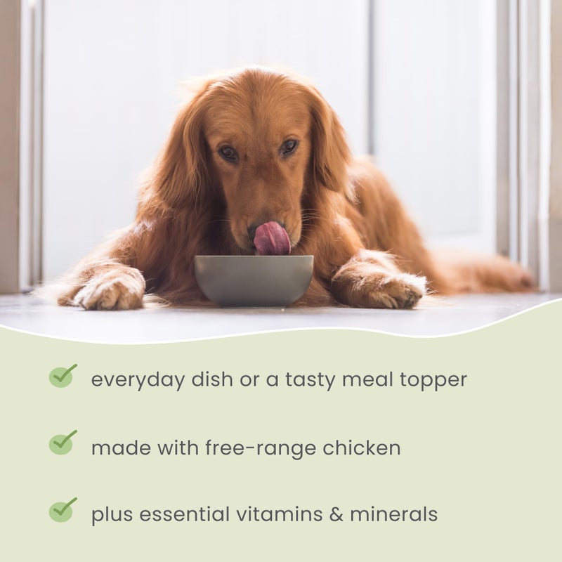 Dr. Mercola Bark & Whiskers Dehydrated Dog Food - Human-Grade Ingredients - Complete & Balanced Dog Nutrition - Grain-Free Meal Mix - Makes 12 lbs of Food - 3 lbs - Chicken & Veggie Entree - Image 5