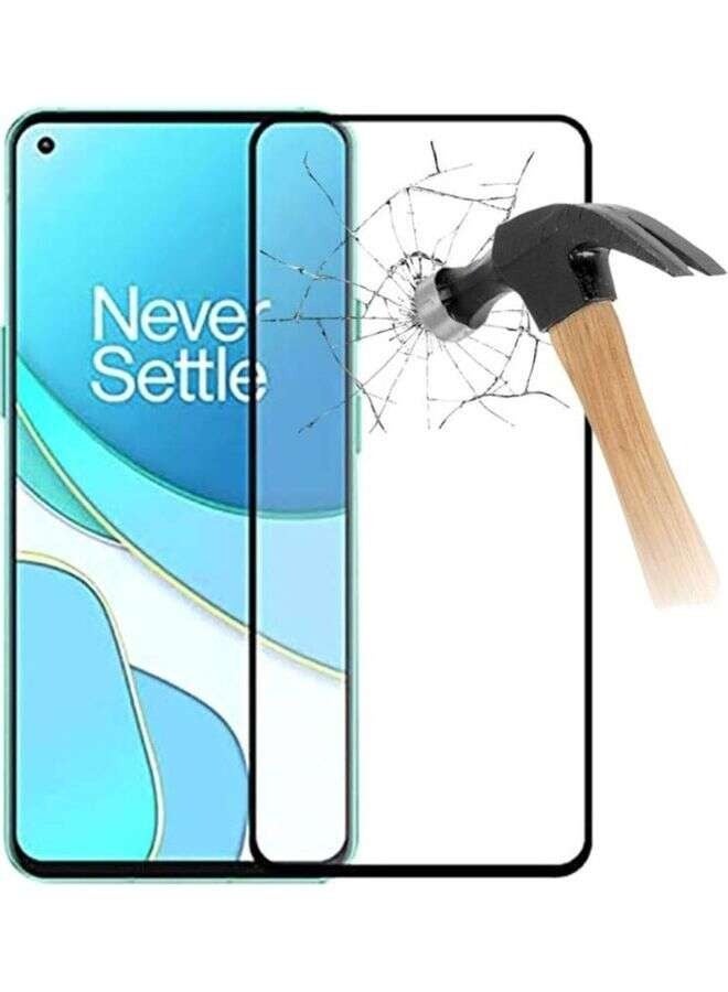 BORTONY 2-Piece 3D Tempered Glass Screen Protector Set For OnePlus Nord N100 Clear/Black - Image 1