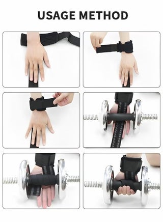 Lifting Wrist Straps for Weightlifting Power Weight Lifting Wrist Wraps for Weightlifting, Bodybuilding, Powerlifting, Strength Training, Deadlifts Straps - view 5