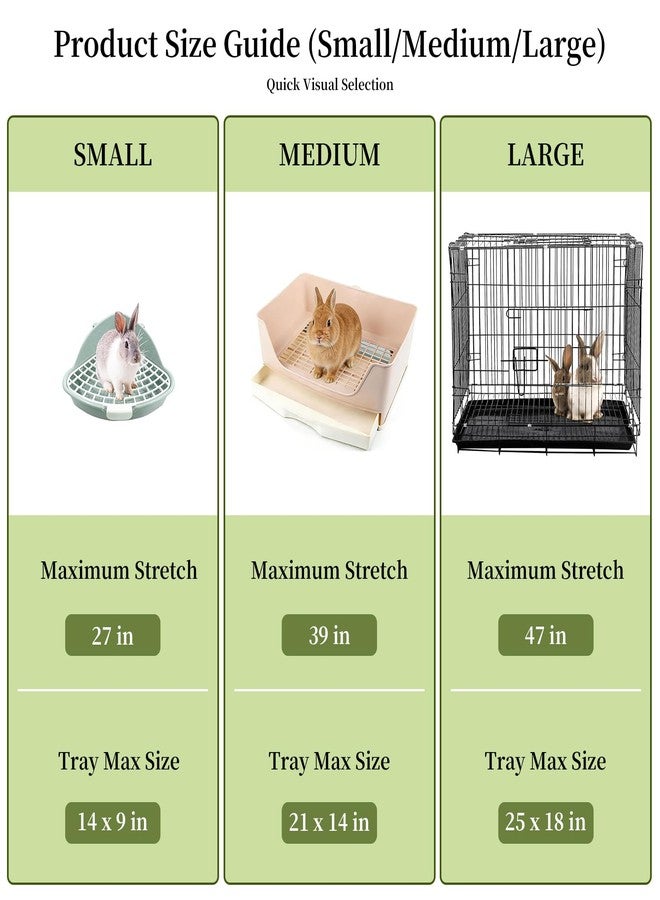 upcessory Disposable 50 pcs Small Animal Cage Liners, Rabbit Tray Film Liner Bunny Litter Pan Bags Guinea Pig Cage Toilet Plastic Film for Bird Hamster Chinchilla Hedgehog - Image 3
