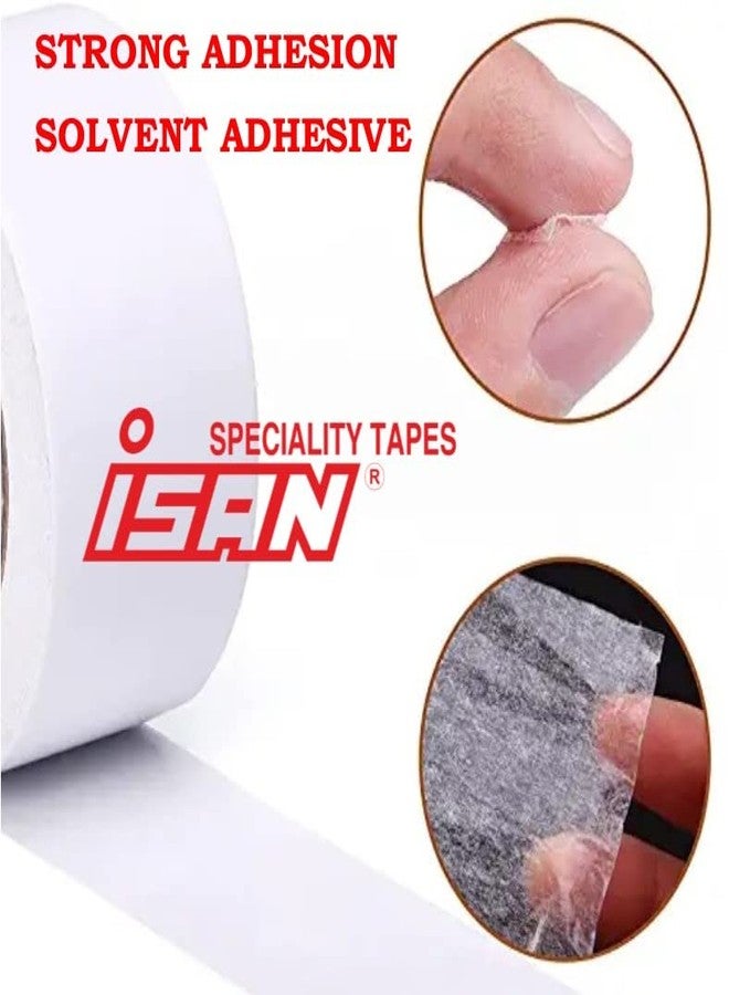 ISAN®Tissue Tape Duoble Sided Width 48mm (2" Approx) X Length 50 meters (1Pc) for Craft Work Scrapbooking Gift Wrapping DIY projects etc. - Image 2