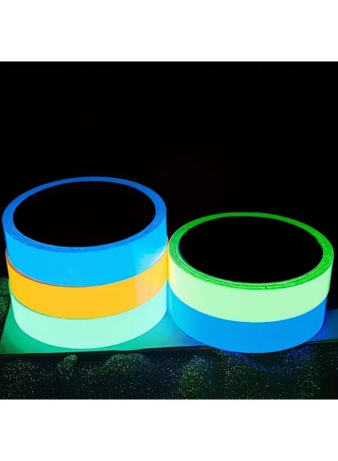 Red Glow In The Dark Tape 10mm x 19685inch Self Adhesive Waterproof UV Resistant - Image 2