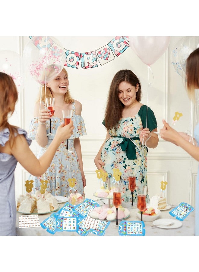 Leezead Baby Shower Bingo Game for Adults, 24 Players Baby Shower Bingo Cards Newborn Bingo Game for Family Friends Large Group Activity - Image 5