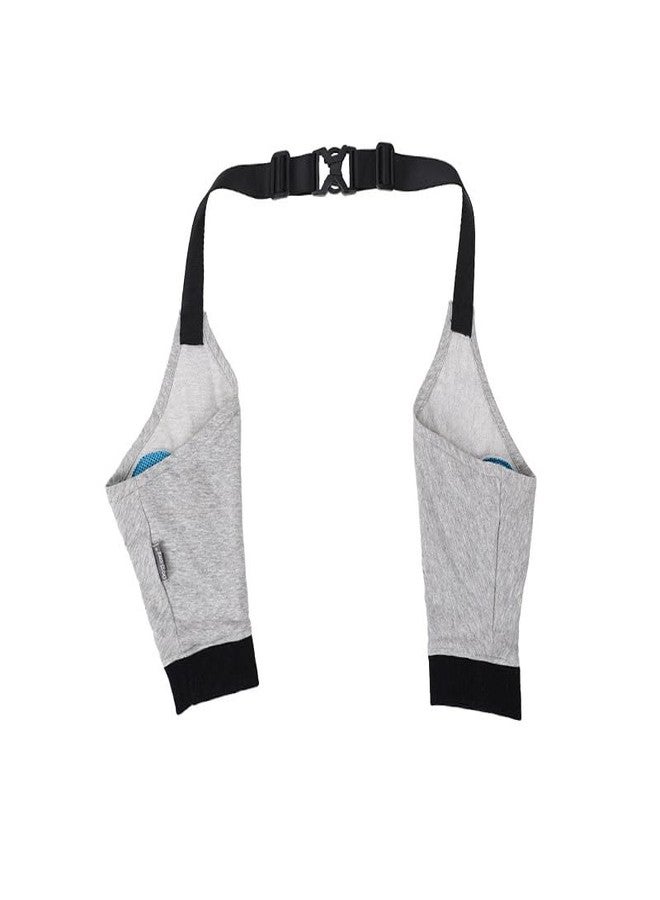 Mastyle Generic Dog Elbow Protector, Front Leg Knee Protector Pad, Adjustable Strap, Lightweight Soft Comfortable, Keep Pet Wounds Clean, Elastic Cuffs Design to Fit Dog's Body | Grey | L - Image 2