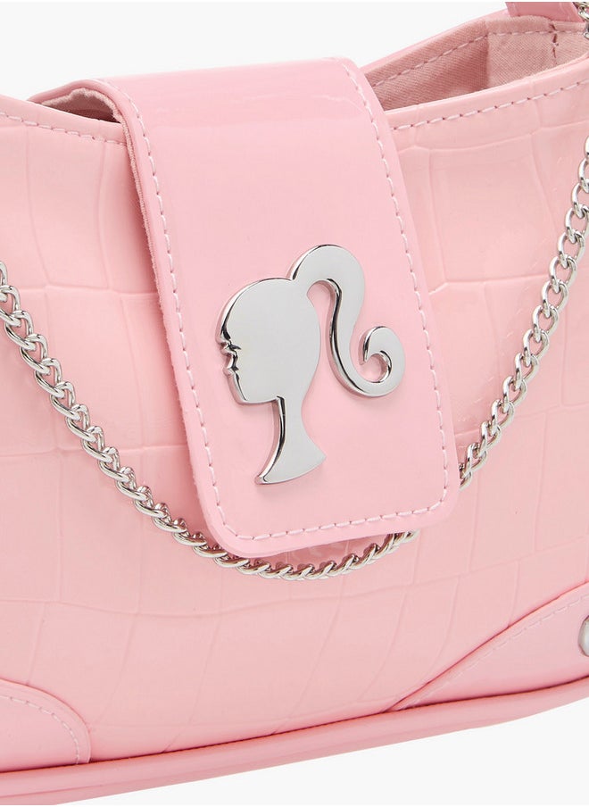 Barbie Girls Applique Shoulder Bag with Chain Strap  - Image 4