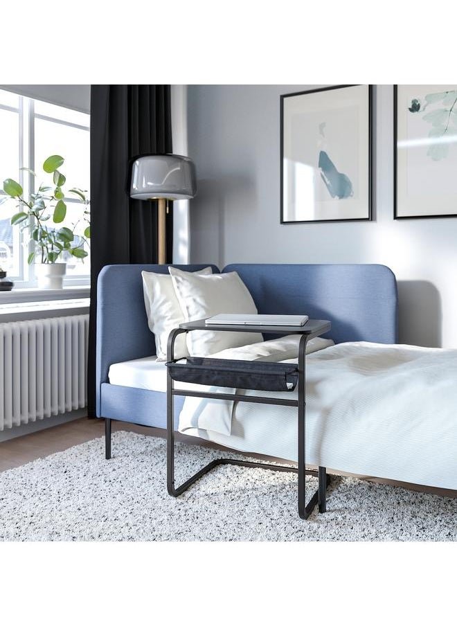 erorex - Side table, anthracite/dark grey, 53x50 cm - Image 1