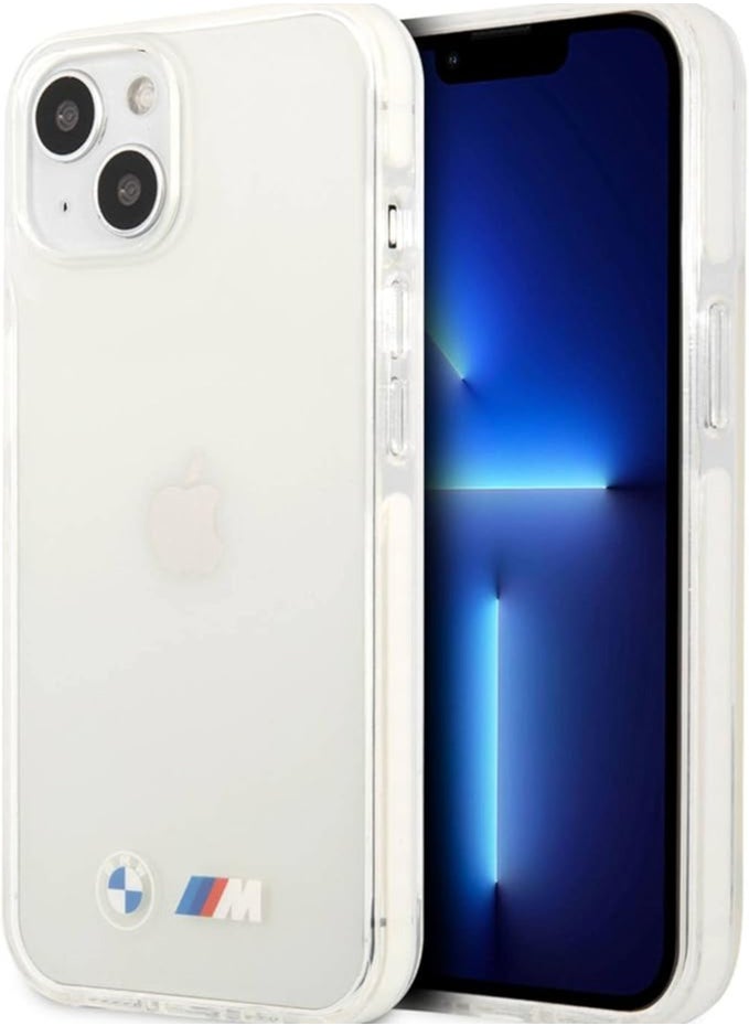 BMW - BMW M Collection PC/TPU Hard Case With TPE Edges For iPhone 13 (6.1") - Transparent - Image 1