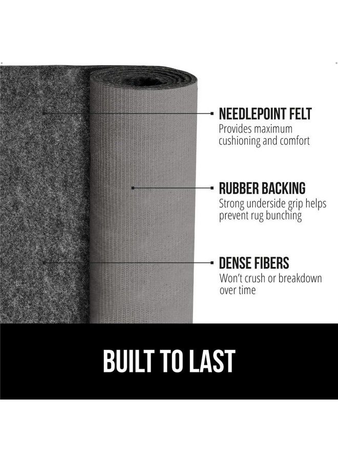 Gorilla Grip Felt And Natural Rubber Rug Pad 1 8” Thick 2X8 Ft Protective Padding For Under Area Rugs Cushioned Gripper Pads For Carpet Runners Hardwood Floors Protection Slip Skid Resistant - Image 3