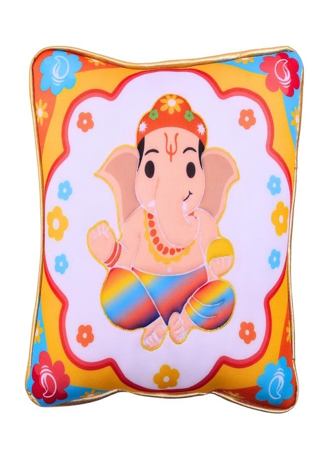Panda's Box Ganesha Mantra Chanting Plush Pillow | Super Soft Huggable Cushion I Musical Sound Toy for Babies & Kids(Boys & Girls) | Sacred & Soothing Nursery Décor | 25 CM - Image 1