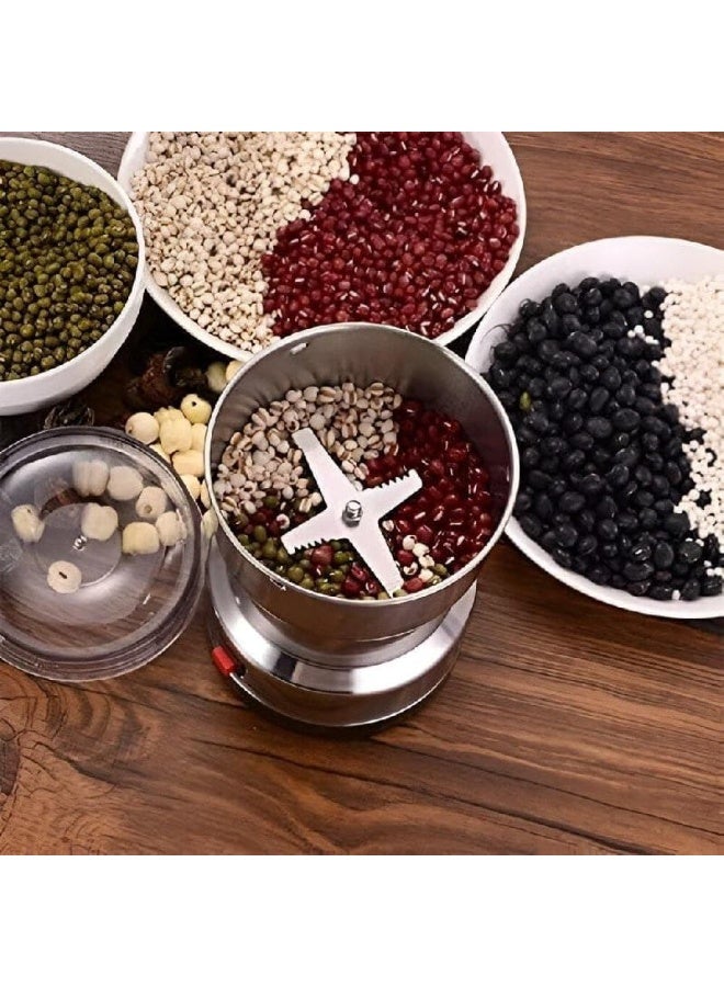 Generic valueable 1 Electric stainless steel spice and nut grinder – Mini coffee grinder with 4 steel blades and a 150W copper motor for grinding coffee, grains, and spices quickly and efficiently - Image 2