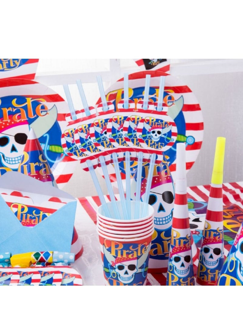 Brain Giggles The Pirate Theme Disposable Tableware - Image 2