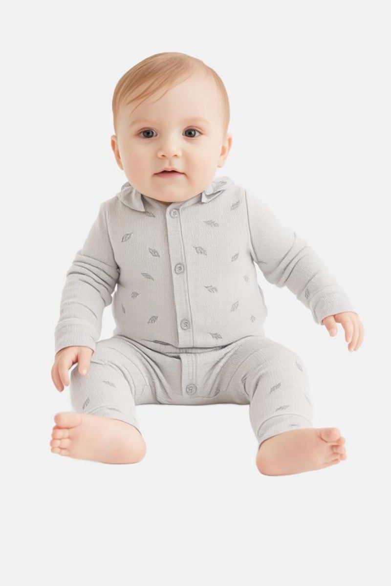 DeFacto بدلات أطفال بنات بأكمام طويلة بطبعة شاملة، متعددة الألوان - Image 1