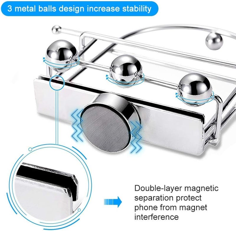 كلاراكو جهاز تأرجح الهاتف من كلاركو، اهتزاز تلقائي، آلة حركة دائمة إلكترونية، كرة توازن، فرشاة حركة، خطوة أمان، حامل هاتف محمول مع كابل USB - Image 2