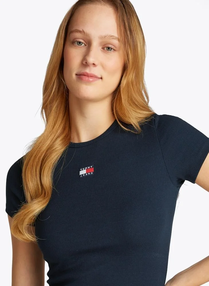 TOMMY JEANS Logo Crew Neck T-Shirt
