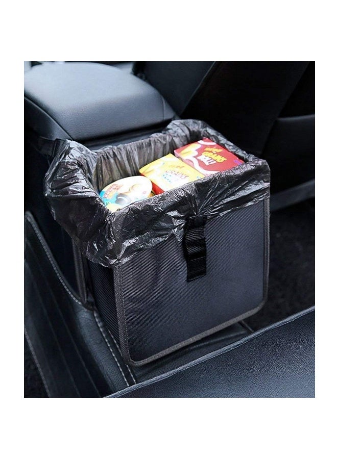 jaexest Car Trash Bag Hanging Auto Litter Container, Water Resistant Leak Proof Collapsible Garbage Organiser for Vehicle, SUV, Truck – 6.5Ltr Capacity Black - Image 5