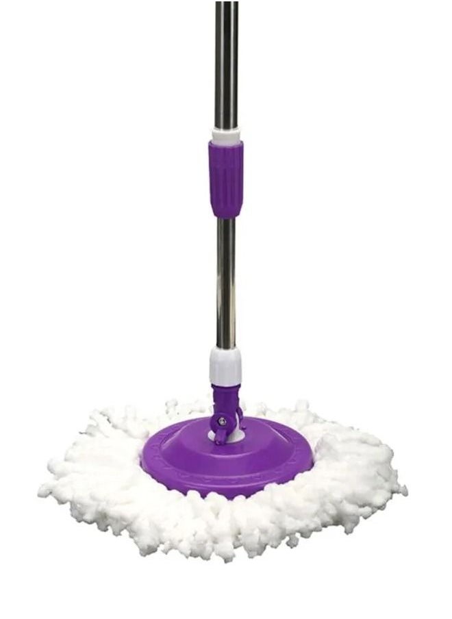 Cady One - 360 Rotatable Bucket and Floor Mop Set, Purple - Image 1