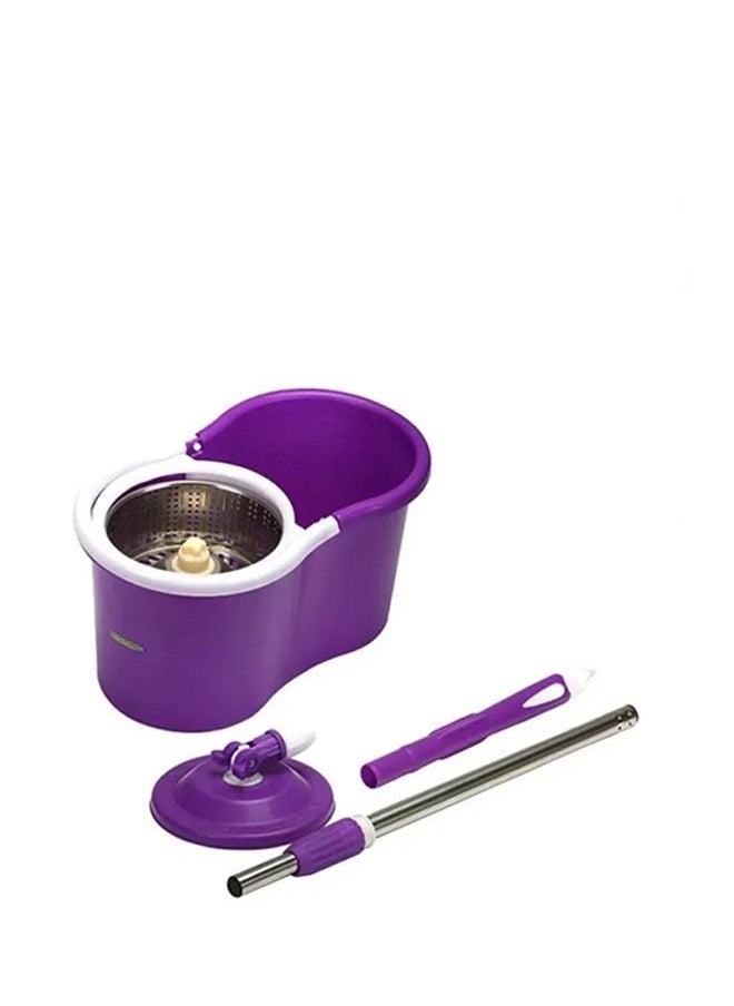 Cady One - 360 Rotatable Bucket and Floor Mop Set, Purple - Image 1