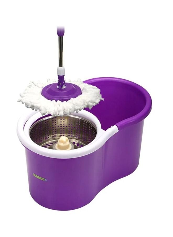 Cady One - 360 Rotatable Bucket and Floor Mop Set, Purple - Image 1