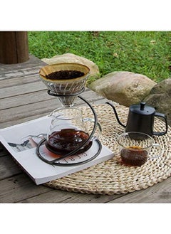 Bincoo V60 Coffee Filter Dripper Holder Metal Spiral Filter Frame Hand Drip Pour-Over Coffee Brewer Stand Tea Pour-Over Drip Cup Bracket  - Image 3