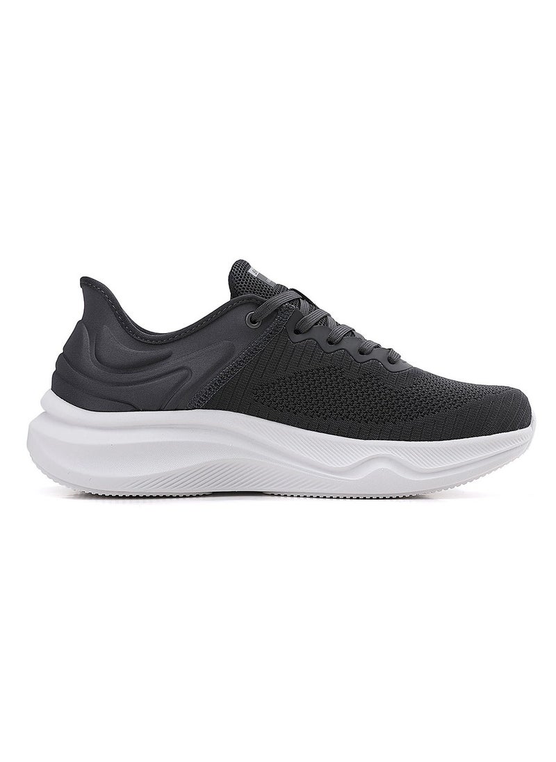 Sky View - Athlesiure Men's Slip-ins Running Shoes Comfortable Lightweight Sports Walking Shoes Lace-Up Tennis Breathable Athletic Gym Workout Cross Training Sneakers Grey - Image 1