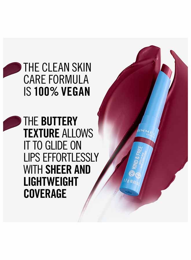 RIMMEL LONDON Kind And Free Lip Balm 006 – Berry Twist (Berry) - Image 3