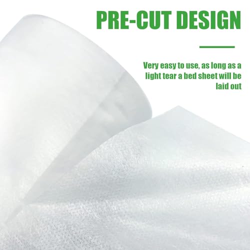 KUDIZE Combo of Disposable Bed Sheet (63 x 84 Inch) with Pillow Cover (21 x 26 Inch) for Hospital, Hotel, Spa and Beauty Parlor Travelling (Pack of 20, White) - Image 3