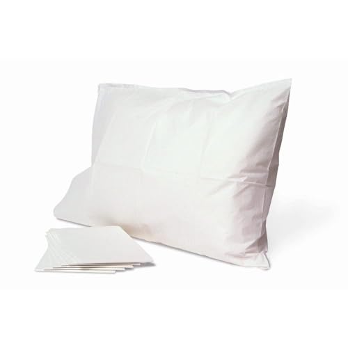 KUDIZE Combo of Disposable Bed Sheet (63 x 84 Inch) with Pillow Cover (21 x 26 Inch) for Hospital, Hotel, Spa and Beauty Parlor Travelling (Pack of 20, White) - Image 2
