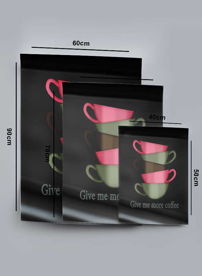 LOWHA Poster Painting Art With Four Separate Pieces Of Double-Sided Stickers Give Me More Coffee For Home Bedroom Living Room And Office Decor  - Image 4