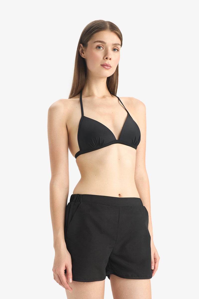 DeFacto Black Woman Fall in Love Regular Fit Swim Shorts Casual - Image 3