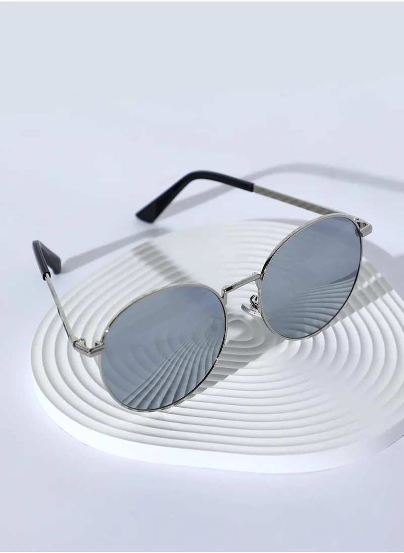 Haute Sauce The Metallic Round Sunglasses