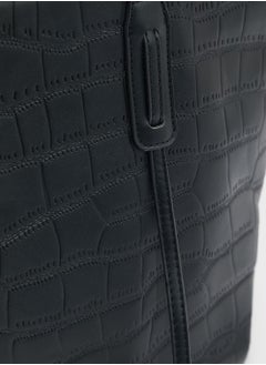 ELLA 3 Piece Croc Tote Handbag Set  - Image 5