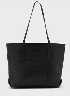 ELLA 3 Piece Croc Tote Handbag Set  - Image 2