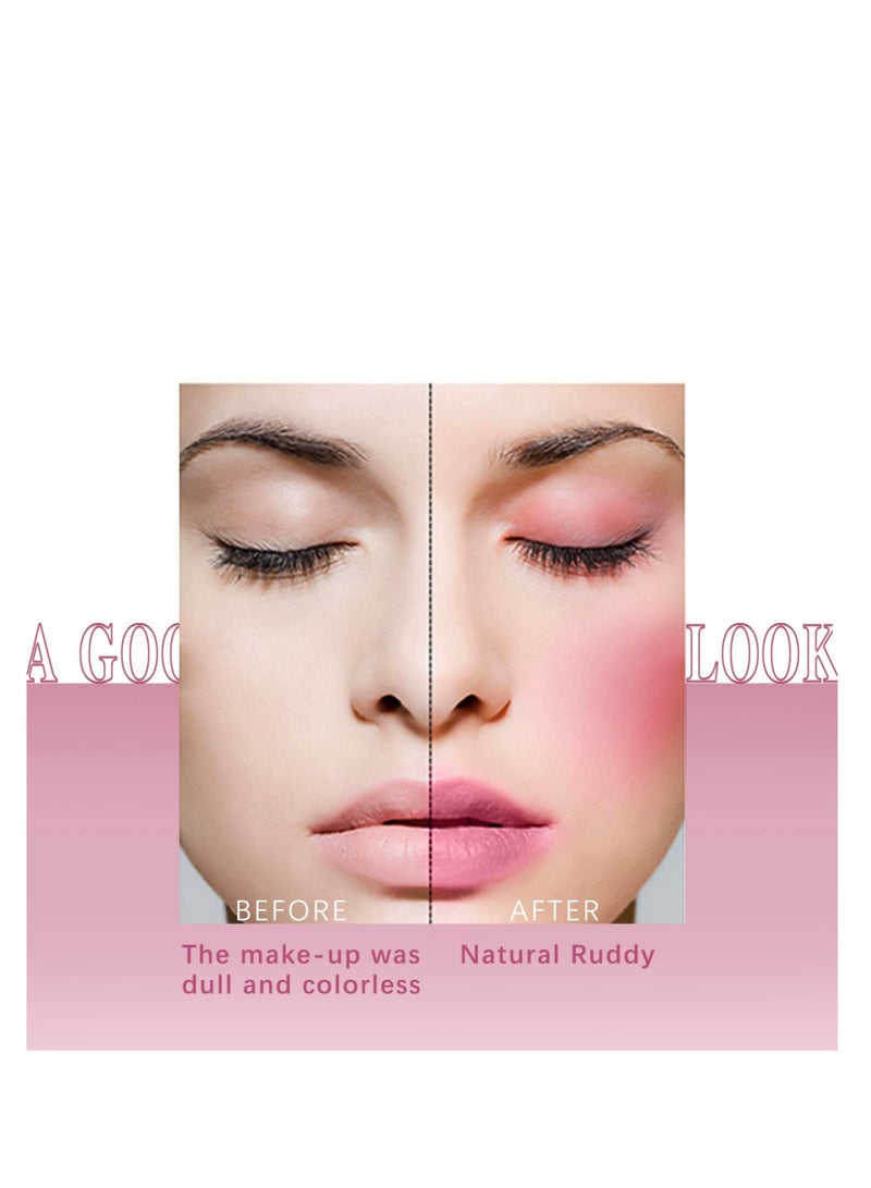 Excefore Cream Blush Stick, Long Wearing Waterproof Blush Face Stick, Matte Finish (Pink) - Image 3