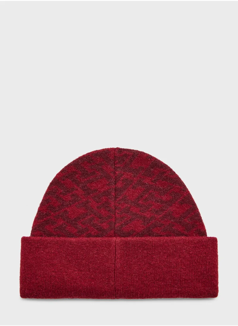 TOMMY HILFIGER Monogram All Over Beanie